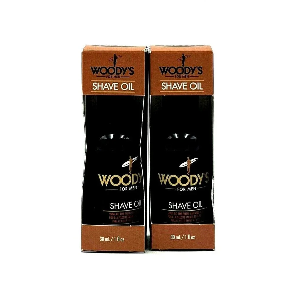 Woody's For Men Shave Oil 1 oz-2 Pack